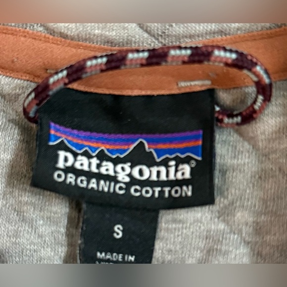 PATAGONIA W’s Organic Cotton Quilt Snap-T Pullover in Gray and Coral Size Small - Picture 7 of 7